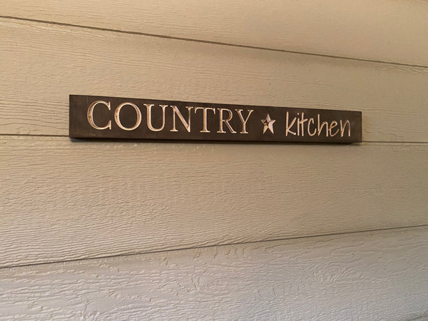 Country Kitchen sign