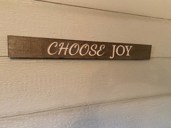 Choose Joy sign