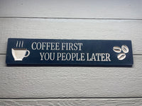 Coffee first, you people later