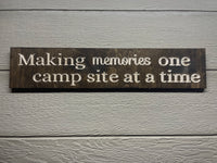 Making memories one camp site at a time