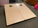 Pro style cornhole boards. Made with birch plywood tops and frames.