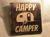 Happy camper sign