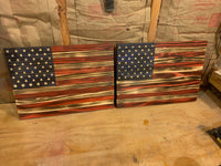 Rustic American Flag Wall Decor